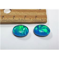 17 - TURQUOISE FIRE TRIPLATE OPAL