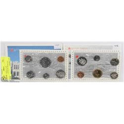 1987 AND 1994 CANADIAN 6 COIN UNCIRCULATED SETS