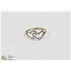 Image 1 : DOUBLE HEART RING