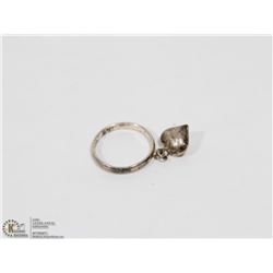DANGLING HEART RING