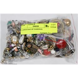 LARGE BAG OF EARRINGS