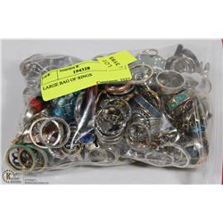LARGE BAG OF RINGS
