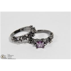 BLACK AND STONE WEDDING SET