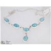 Image 1 : #27-CARIBBEAN CARIMAR GEMSTONE NECKLACE