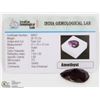 Image 1 : #51-PURPLE AMETHYST GEMSTONE 26.70CT