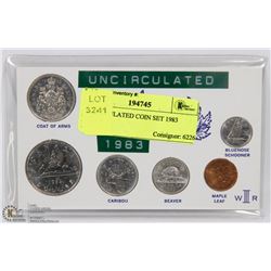 UNCIRCULATED COIN SET 1983