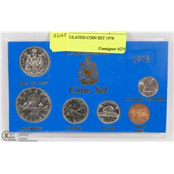 UNCIRCULATED COIN SET 1978