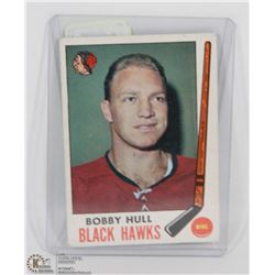 1970 BOBBY HULL HOCKEY CARD.