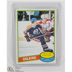 1980 WAYNE GRETZKY 2ND HOCKEY CARD.
