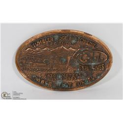 VINTAGE CIL RAILWAY BELT BUCKLE.