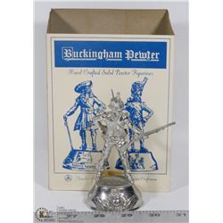 BUCKINGHAM PEWTER PRIVATE ROYAL MARINES 1805