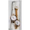 Image 1 : 2PC KEZZI WATCHES WITH WHITE & BROWN STRAPS.