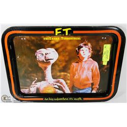 VINTAGE 1982 ET EXTRA TERRESTRIAL TV TRAY.
