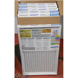 A BOX OF 12 NEW PREMIUM DUSTSTOP FURNACE