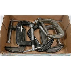 SET OF 5 METAL 3” CLAMPS