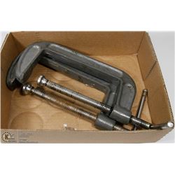 A PAIR OF 6” CLAMPS