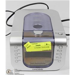 KOSS ALARM / RADIO / CD PLAYER