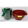 Image 1 : SET OF 3 KITCHENAIR BOWLS & ICE BUCKET