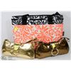 Image 1 : INSULATED LUNCH BAG SOLD WITH TWO GOLD TONE
