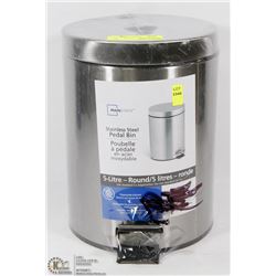 MAINSTAYS STAINLESS STEEL PEDAL BIN