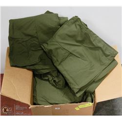 LOT OF 8 MILITARY LIGHTWEIGHT COAT SIZE SMALL