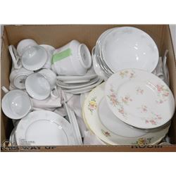 BOX OF ESTATE CHINA