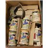 Image 1 : LOT OF ESTATE BEER STEINS & A ROCKING HORSE