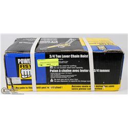 NEW BOXED LEVER CHAIN HOIST.