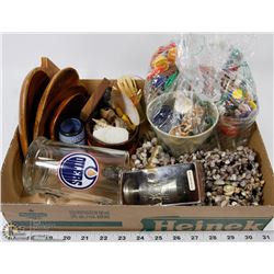 OILERS VINTAGE BAR LOT MAN CAVE