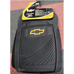 CHEVROLET THEME 2PC FLOOR MAT SET
