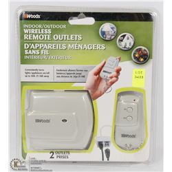 WOODS INDOOR/OUTDOOR WIRELESS REMOTE OUTLETS
