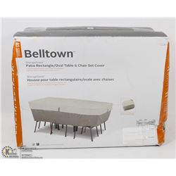 BELTOWN PATIO RECTANGULAR/OVAL TABLE AND CHAIR SET