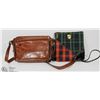 Image 1 : MAC TARTAN BAG WITH FAUX CROC CROSS BODY BAG
