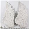 Image 1 : PAIR OF CERAMIC ANGEL WINGS