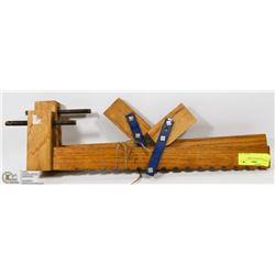 PAIR OF WOODEN CLAMPS