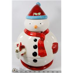 SNOWMAN HOT CHOCOLATE SERVER WITH SPOUT