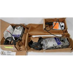 LOT OF 3 ACTUATORS, M9208-AGC-3, M9220-AGC3 &