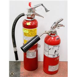 LOT OF 2 FIRE EXTINGUISHERS