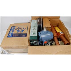 LOT OF ASSORTED HVAC SUPPLIES, INCL CATCH ALL