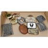 Image 1 : LOT OF 12 COLLECTOR BELT BUCKLES.