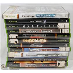 GROUP OF 11 XBOX GAMES