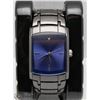 Image 1 : NEW BLACK CHROME BLUE FACED STYLE WATCH WITH