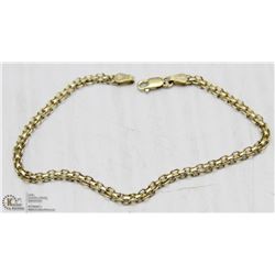 10KT YELLOW GOLD 7" BRACELET.