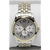 Image 1 : NEW TWO TONE CHRONO STYLE METAL QUARTZ WATCH