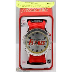 NEW CALGARY FLAMES COLLECTORS WATCH WITH NEW