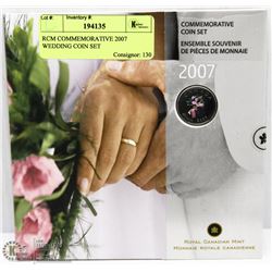 RCM COMMEMORATIVE 2007 WEDDING COIN SET