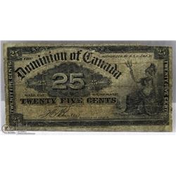 1900 CANADIAN SHINPLASTER.