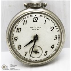 WESCLOX POCKET BEN POCKET WATCH WORKING