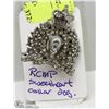Image 1 : RCMP COLLAR DOG PIN, SWEETHEART WITH SIMULATED