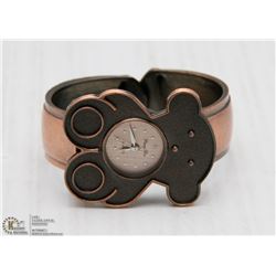 NEW TEDDY BEAR STYLE QUARTZ WATCH WITH NEW